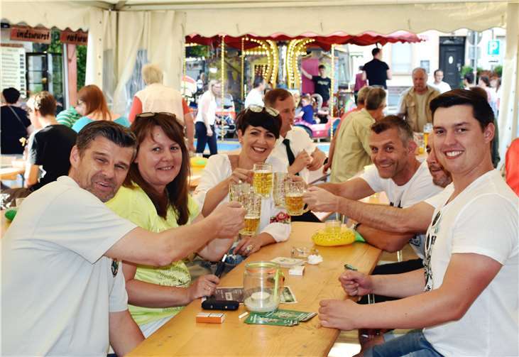 Die Stimmung war wie immer ausgelassen.