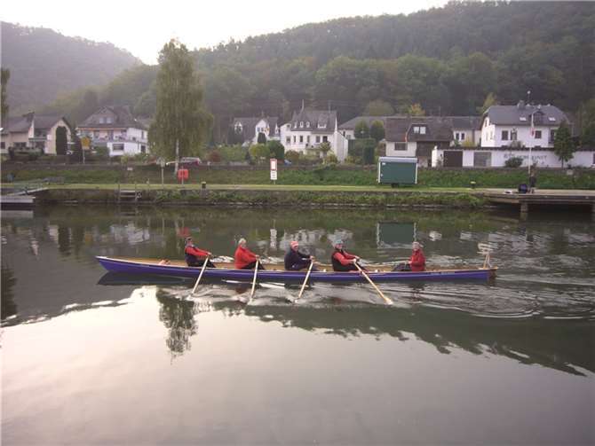 Die Strecke bot den Ruderern schöne Aussichten.  privat