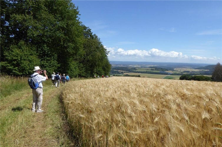 Die Strecke führt durch die eindrucksvolle Landschaft der Vulkanregion.