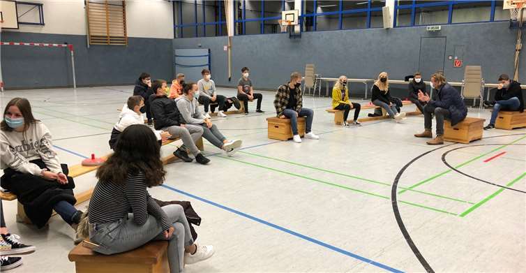 Die Stromberger Jugendlichen bringen sich mit guten Ideen bei der Dorfmoderation ein. Quelle: Stadt Bendorf