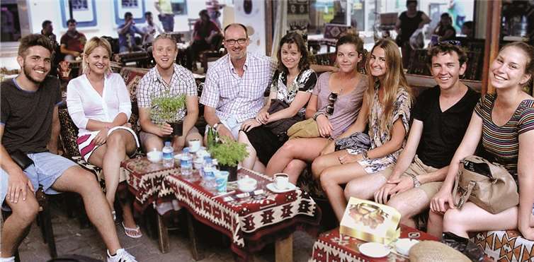 Die Studenten waren zu einem zweiwöchigen Medienworkshop in der Türkei.privat