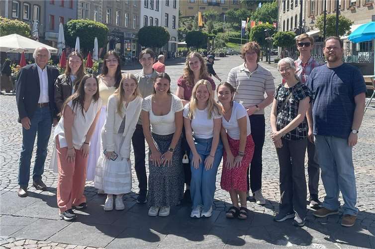 Studierende der Michigan State University wieder zu Gast in Mayen Die Studierenden der Michigan State University zu Gast in Mayen. Foto: Michael Franzen/Stadt Mayen