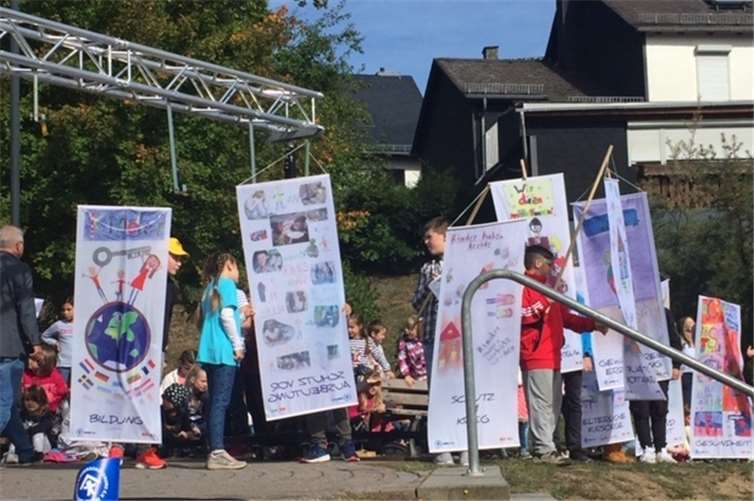 Die Stufe 6 nahm wieder an der Feierstunde teil.Fotos: privat