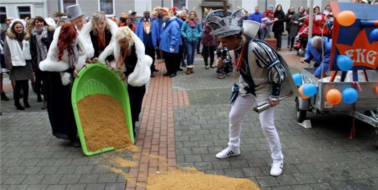 Die Suche nach dem Schlüssel gestaltete sich als schwierig.
