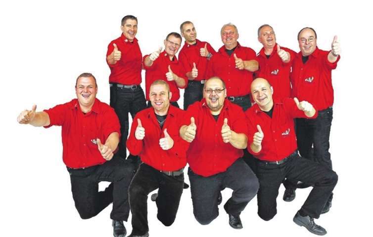 Die Sudhaus-Boys freuen sich schon auf ihren Auftritt. Foto: Sudhaus-Boys