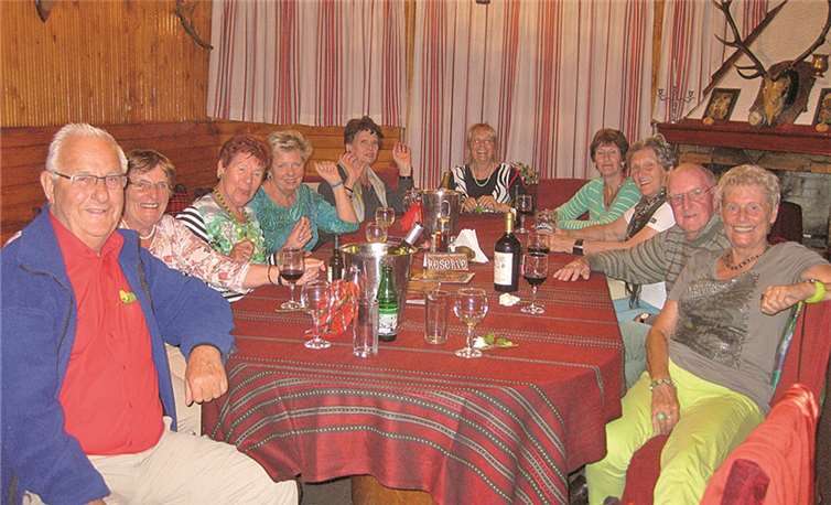 Die Swisttaler AWO Reisegruppe feiert Abschied vom „Schwarzen Meer“. privat