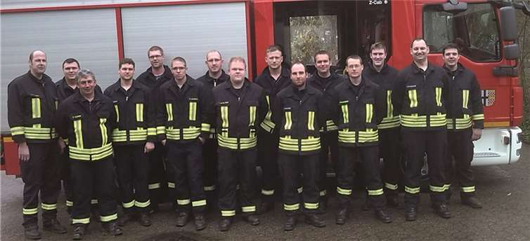 Die Swisttaler Kameraden haben die Ausbildung zum Maschinisten erfolgreich abgeschlossen. privat
