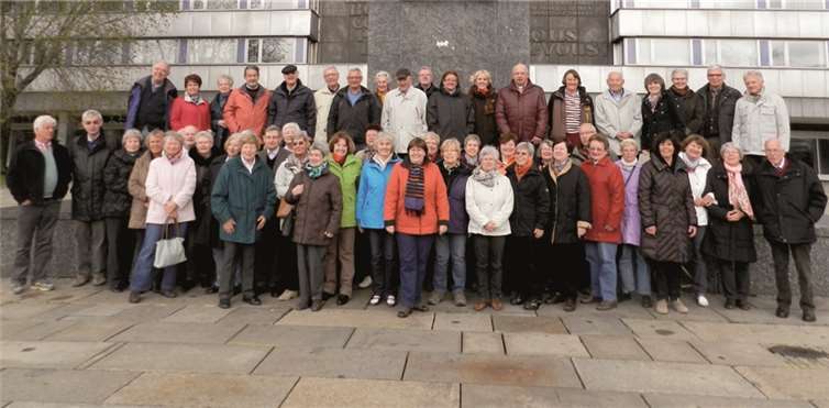 Die Swisttaler Reisegruppe in Chemnitz. privat