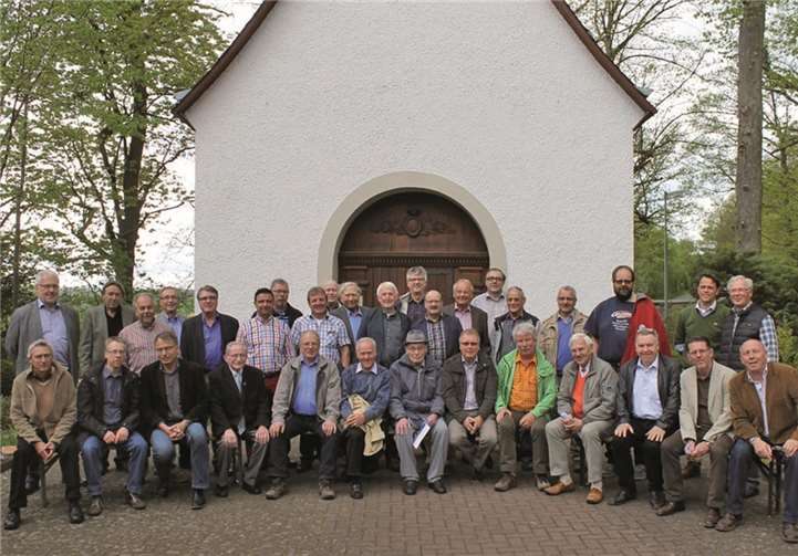Die Swisttaler Teilnehmer nutzen den Tag der Besinnung. privat