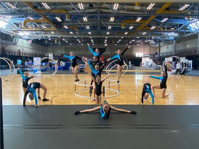 Die TG Polch wurde durch ihre Rhönradturner und –turnerinnen beim Sporterlebnistag hervorragend präsentiert.  Fotos:privat