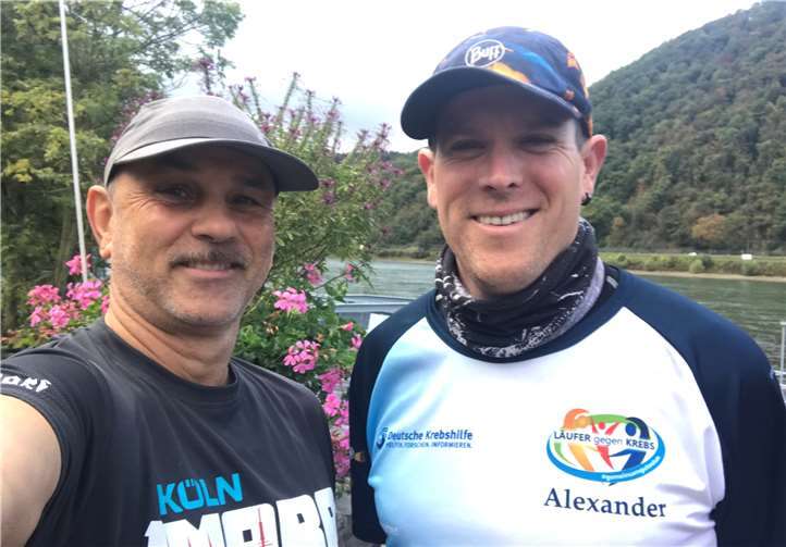 Die TGO-Läufer Peter Radermacher und Alexander Krebs. Foto: privat