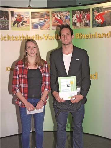 Die TOP-Stars des Abends Celina Leffler (SSC Koblenz-Karthause) und Kai Kazmirek (LG Rhein-Wied). US