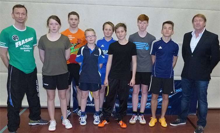 Die TTSG Weißenthurm-Kettig zeigte sich über die Unterstützung der Jugendarbeit sehr erfreut. privat