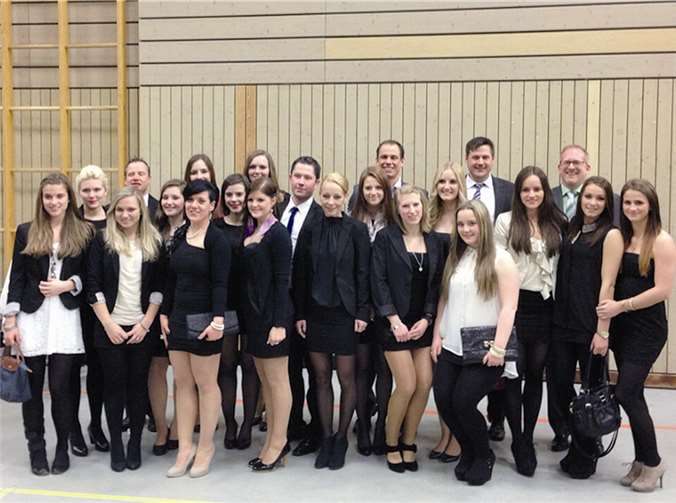 Die TänzerInnen aus St. Katharinen wurden für ihre Leistungen 2012 vom Landessportbund geehrt.privat