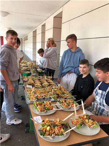 Die Tafel war reich gedeckt. Foto: privat