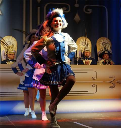 Die Tanzgarde begeisterte mit einer dynamischen Choreografie.