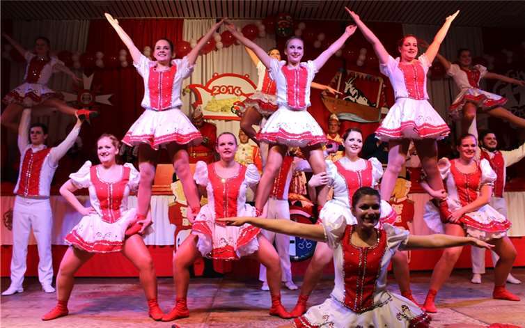 Die Tanzgruppen begeisterten das närrische Publikum mit tollen Darbietungen.