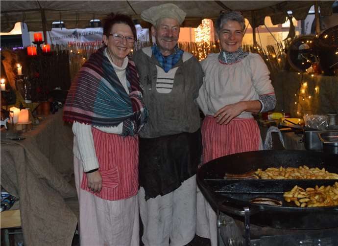Die Taverne zum Einhorn bot Wildspezialitäten.