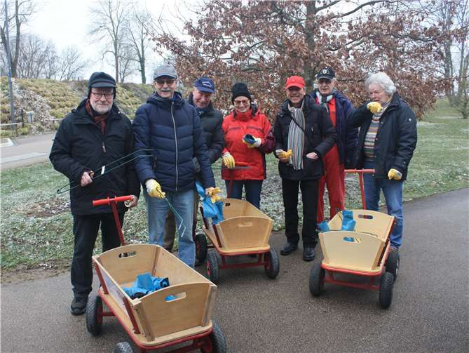 Die Teams in Aktion. Anna Maria Schuster