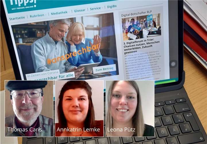 Die Technikchaoten laden zur Onlinesitzung. Foto: privat