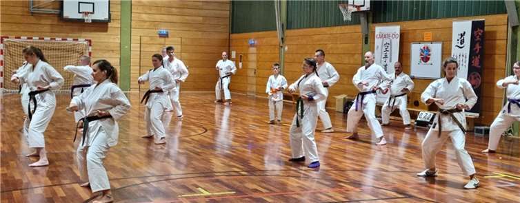 Die Teilnehmenden absolvierten 100 Kata.
