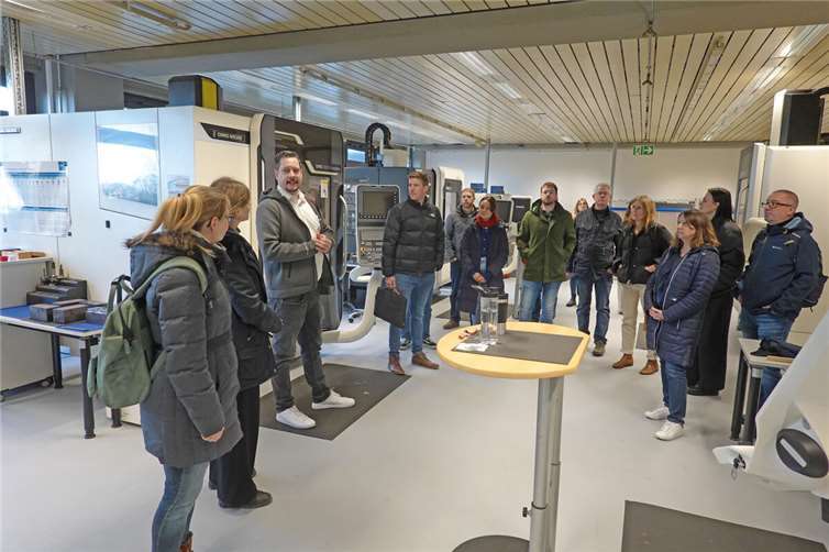 Die Teilnehmenden der aktuellen ÖKOPROFIT-Einsteigerrunde waren bei ihrem letzten Workshop zu Gast beim CJD Berufsförderungswerks Koblenz. ÖKOPROFIT ist ein Kooperationsprojekt der Landkreise Mayen-Koblenz und Mainz-Bingen sowie der Stadt Koblenz.  Foto: Kreisverwaltung MYK