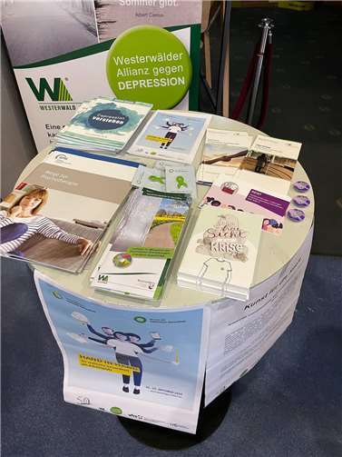 Die Teilnehmenden erhielten viele Informationen rund um das Thema Depression. Foto: Kreisverwaltung / Angela Hartmann