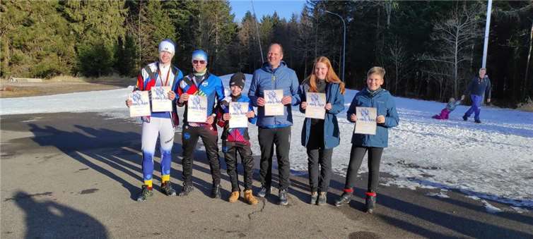 Die Teilnehmenden vom SRC Skilanglaufteam.  Fotos: privat