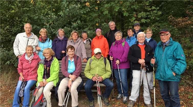 Die Teilnehmer an der Wanderung stellten sich zum Erinnerungsfoto auf.privat