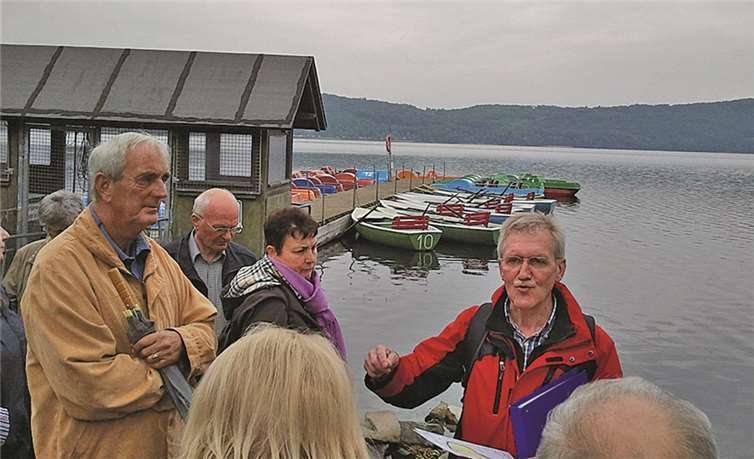 Die Teilnehmer beim Sommerausflug im Brohltal.Privat