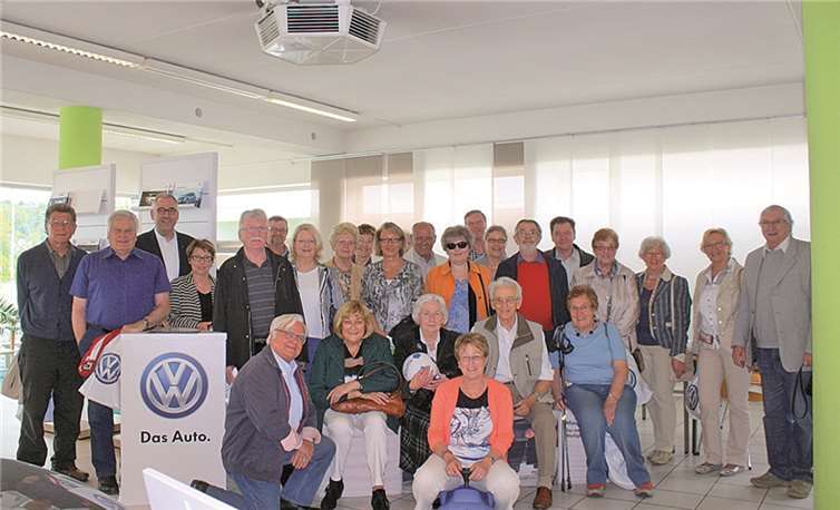 Die Teilnehmer bekamen einen interessanten Einblick in ein örtliches Unternehmen.privat