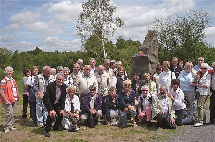 Die Teilnehmer besichtigten das Museum Terra Vulcania in Mayen wie auch das weiträumige Freigelände, wo an vielen Stellen die Überreste der Bergbaulandschaft erkennbar sind.privat
