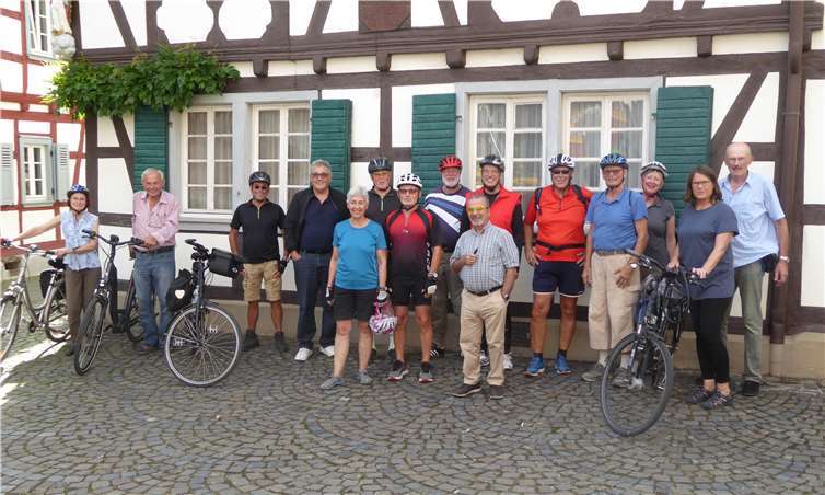 Die Teilnehmer der Aktionsgruppe „Offene Fahrradgruppe“. Fotos: privat