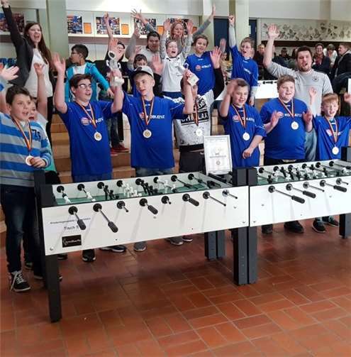 Die Teilnehmer der Förderschule Elisabeth.