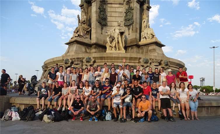 Die Teilnehmer der Freizeit verbrachten eine tolle Zeit in Spanien.privat