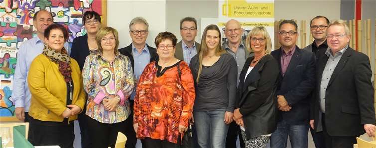 Die Teilnehmer der Gesprächsrunde im Caritas Zentrum. Caritas Zentrum, Mendig