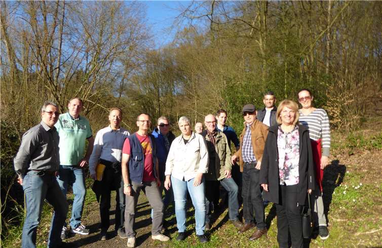 Die Teilnehmer der Ortsbegehung konnten alle Ziele bei herrlichem Wetter besuchen. Foto: privat