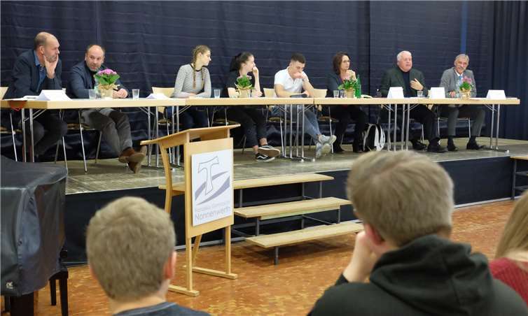 Die Teilnehmer der Podiumsdiskussion.Foto: privat