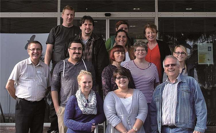 Die Teilnehmer der Qualifizierungsmaßnahme „Wundexperte/in ICW“. privat