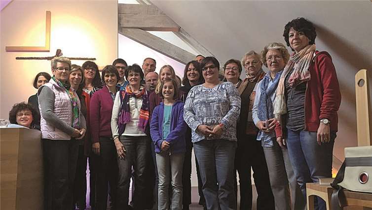 Die Teilnehmer der Quellentage in St. Thomas. Pfarrbüro Vallendar