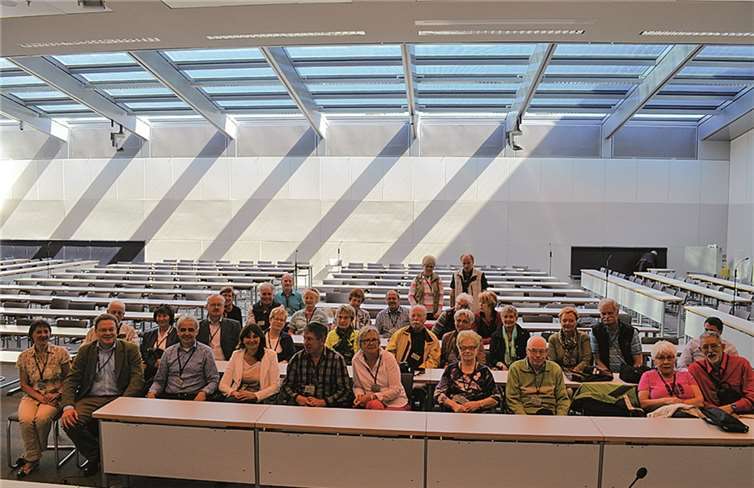 Die Teilnehmer der Reise sprachen mit Mechthild Heil über ihre Arbeit. Privat