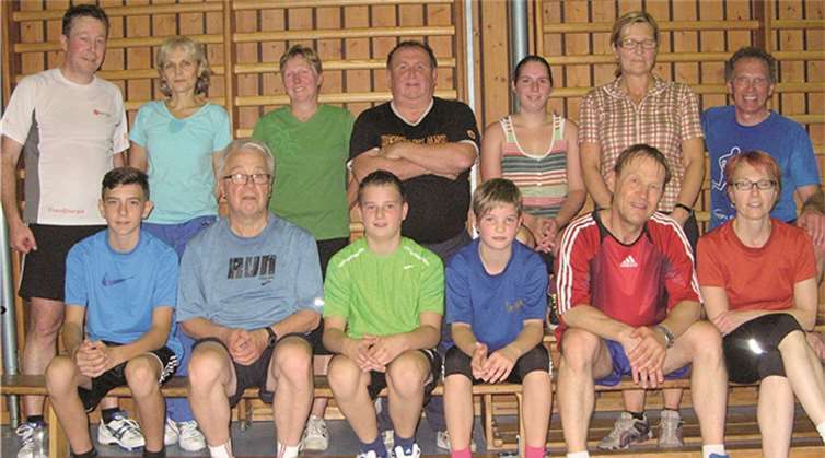 Die Teilnehmer der Skigymnastik wurden bestens auf die Zeit des Wintersports vorbereitet.privat