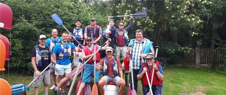 Die Teilnehmer der Stammtischtour.Privat