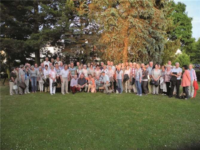 Die Teilnehmer der Vereinsfahrt verbrachten einen spannenden Tag in der Römerstadt.privat