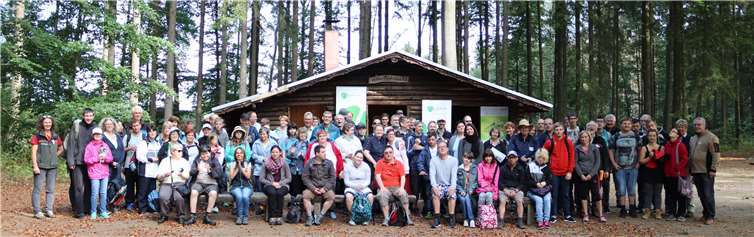 Die Teilnehmer der Waldolympiade.Caritas Werkstätten