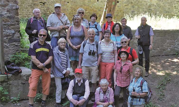 Die Teilnehmer der Wanderung erhielten einen interessanten Einblick in die Kultur- und Technikgeschichte ihrer Heimatregion.privat