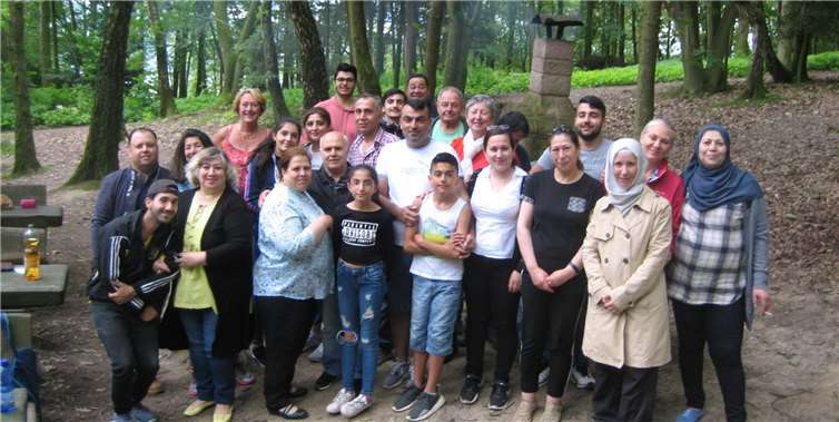 Die Teilnehmer der Wanderung ohne die kleinsten Wanderer.Foto: privat