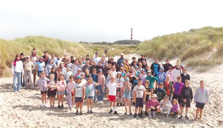 Die Teilnehmer der diesjährigen Ferienfreizeit auf die Insel Ameland.  Foto: privat
