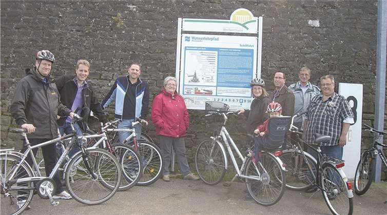 Die Teilnehmer der sonntäglichen Fahrradtour. privat