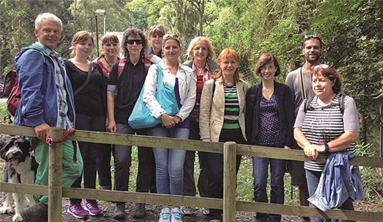 Die Teilnehmer des Ausfluges genossen trotz einiger Zwischenfälle den Tag in Linz.Christiane von Essen